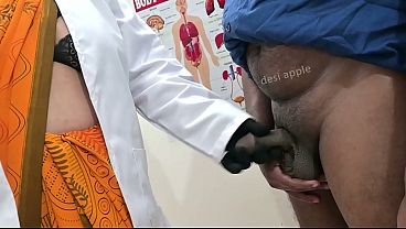 Patient Got Shocked When Doctor Starts Stroking His Hard Cock