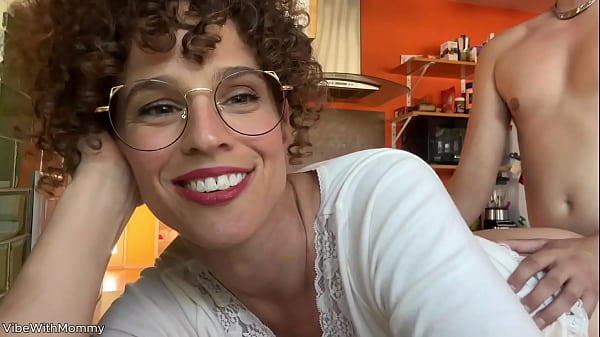 Horny Vlogger Stepmom Rides Her College Boy Toy Hard