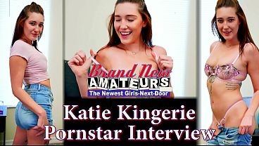 Tatted Brunette Katie Kingerie Begs For A Messy Rimjob, Sloppy Blowjob, And Raw Handjob Dripping With Lust.