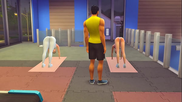 Mulher Gostosa No The Sims 4 Dando Pro Personal Trainer Na Academia