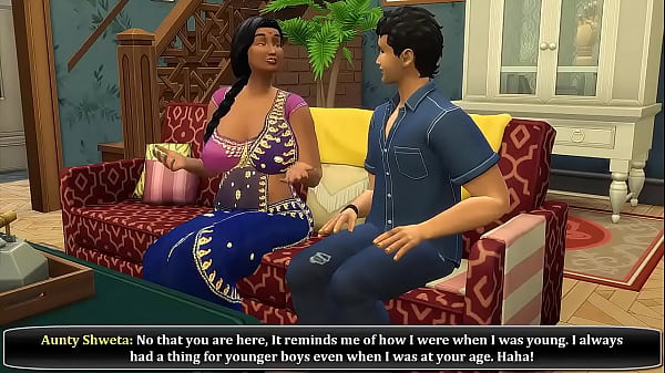 Desi Saree-clad Widow Aunty Gets A Raw, Wild Ride From Her Son’s Horny Friend