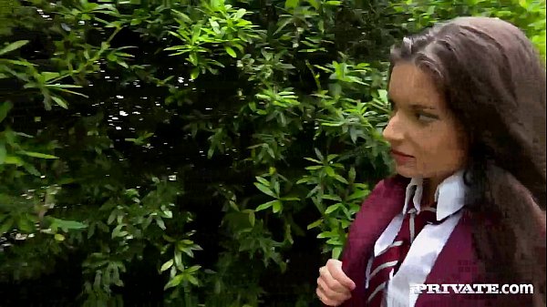 Tight Teen Anita Bellini Gets Both Holes Stuffed By Two Horny Gardeners