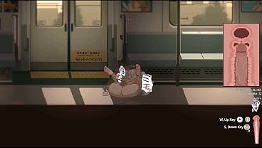 Hentai Game – Train45 – Naughty Butler, Horny Konial, And Pazuzu’s Wild Gallery Fuckfest